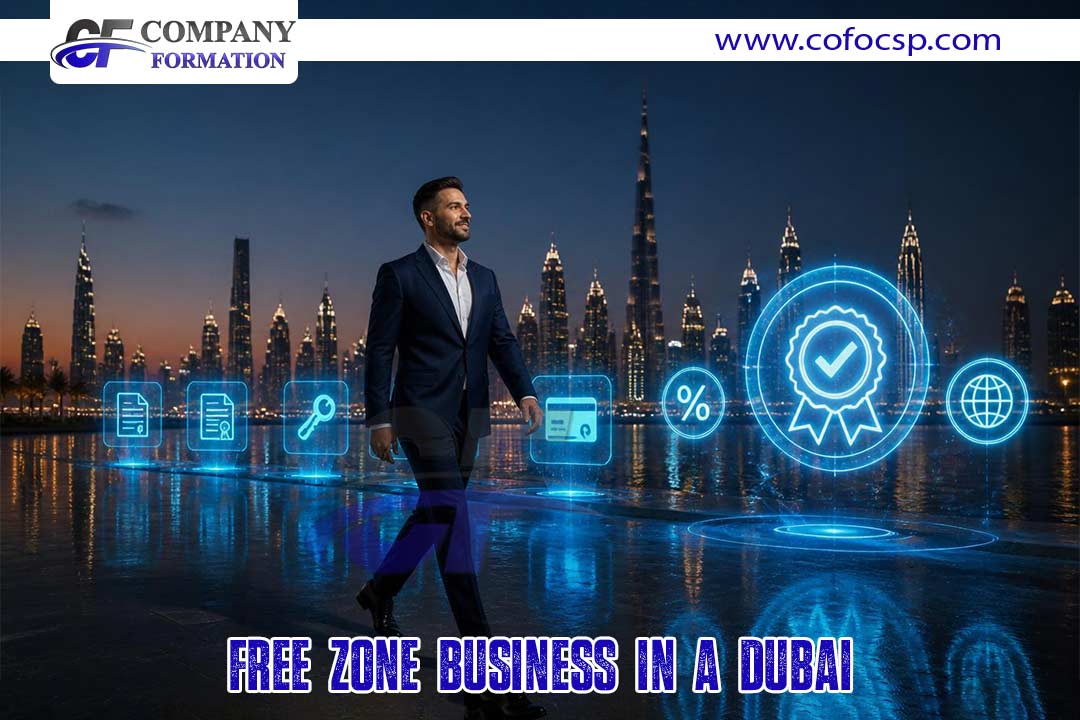 free zone business in a Dubai.