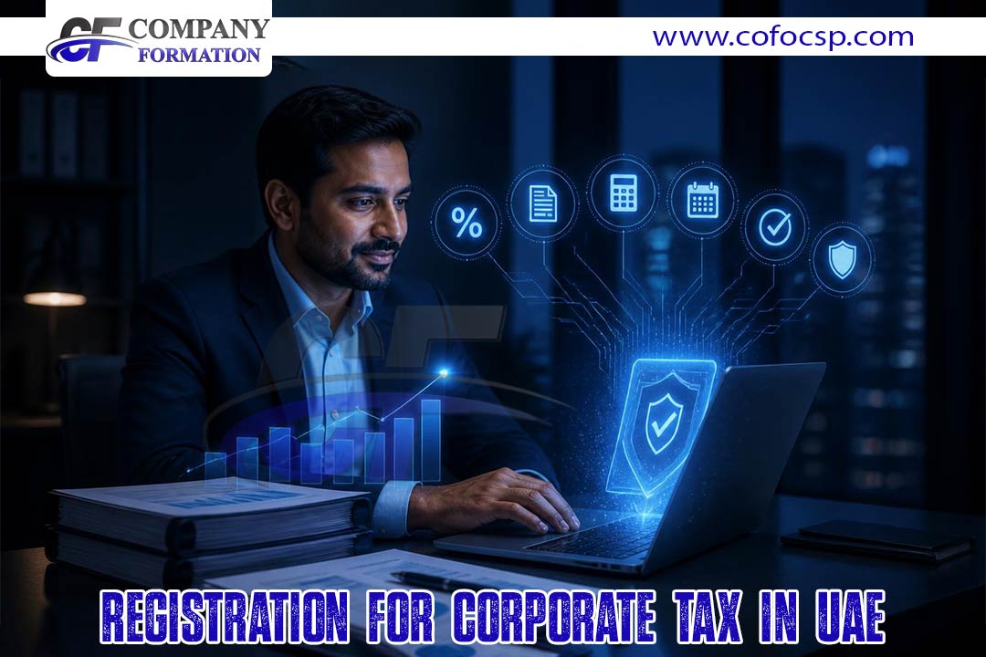 Registration for Corporate Tax in UAE.