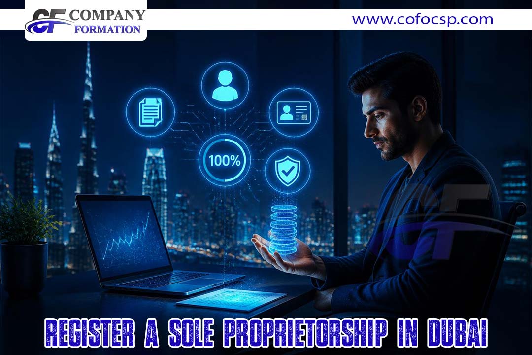 Register a sole proprietorship in Dubai.