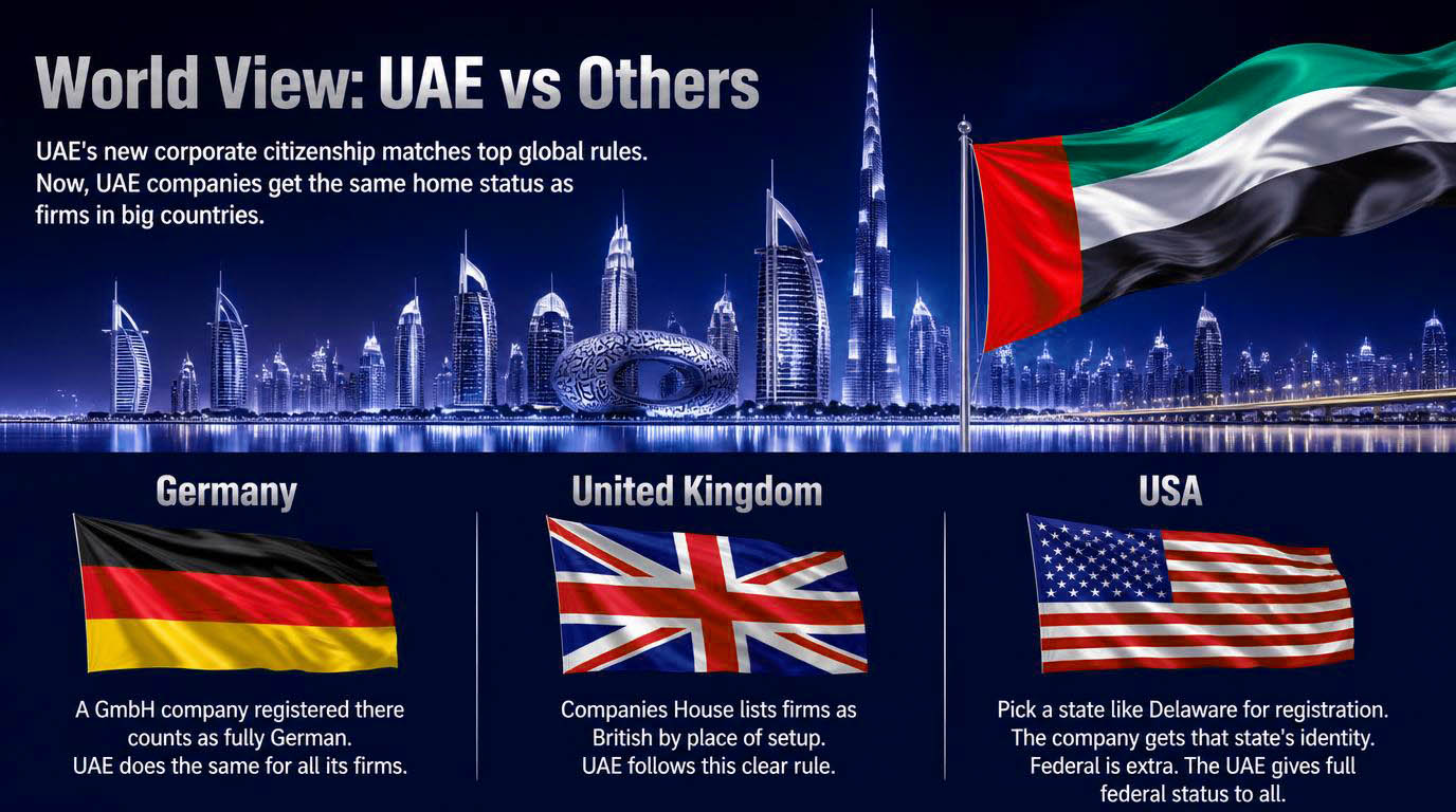 UAE companies get the same home status as firms in big countries
